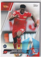 2021-22 Topps Bundesliga Football #24 Taiwo Awoniyi Rookie